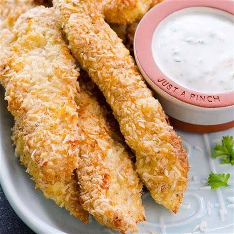 Featured image of recipe Coconut-Crusted Chicken Tenders